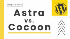 Astra vs. Cocoon: Free WordPress Theme Widget Comparison