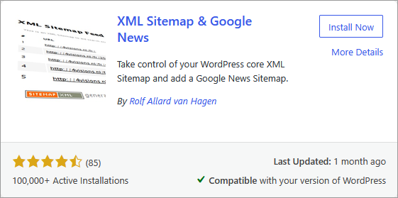 XML Sitemap & Google News
