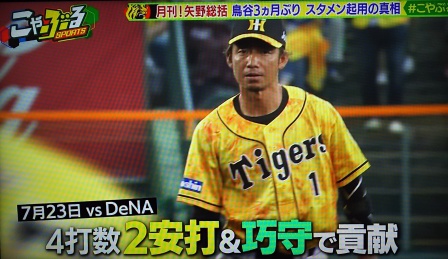 ４打数２安打＆攻守で貢献