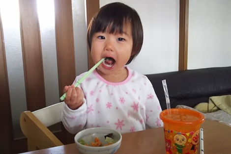 ゆいな３歳１カ月