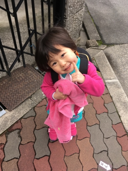 ゆいな遠足の日の朝