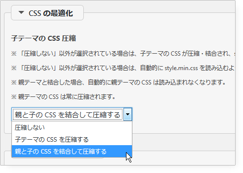 Compression and optimization_Child theme