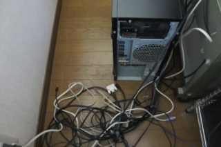 パソコンの配線