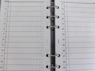 システム手帳リフィル